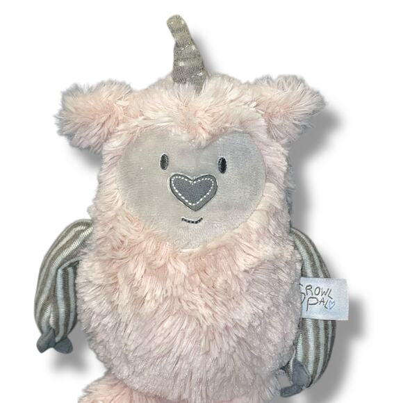 Demdaco Plush Growl Pal Unicorn Dreams Horn Monster Stuffed Animal Nursery 10” - Picture 4 of 10